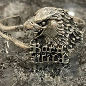 Eagle Head Biker Bracelet Unisex Gothic Chain Silver Jewelry Durable